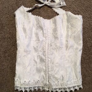 White Corset from Fredricks of Hollywood